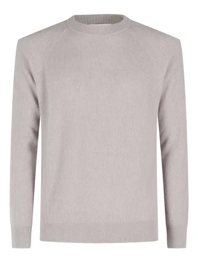 Filippo De Laurentiis Ribbed Sweater In Neutral