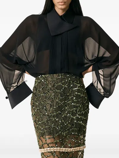 V:pm Atelier Wendy Maxi Skirt In Green