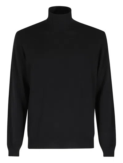 Filippo De Laurentiis Roll-neck Sweater In Black