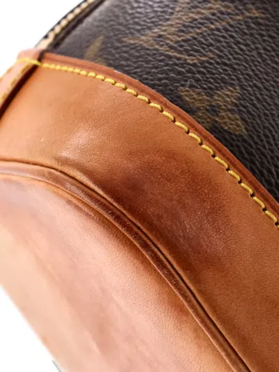 Pre-owned Louis Vuitton Vintage Alma Handbag Monogram Canvas Pm Satchel In Brown