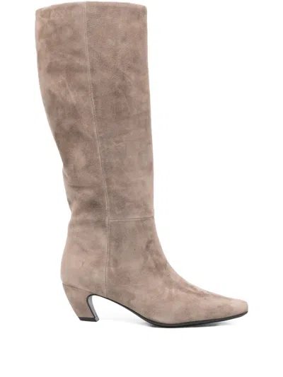 Marc Ellis 55mm Pointed Boots In Neutral