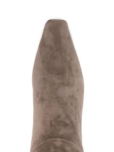 Marc Ellis 55mm Pointed Boots In Neutral