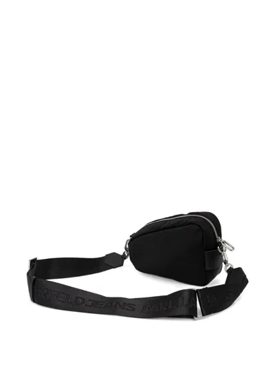 Karl Lagerfeld Jeans Zip-fastening Cross Body Bag In Blue