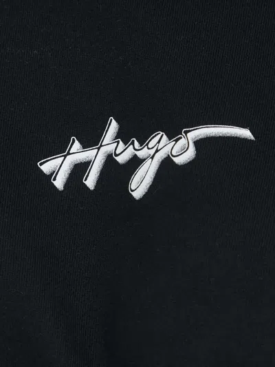 Hugo Boss Logo-detail Drawstring Sweatshirt In Multi