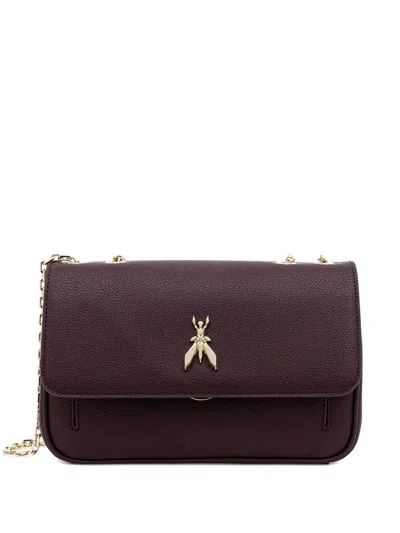 Patrizia Pepe Leather Shoulder Bag In Pattern