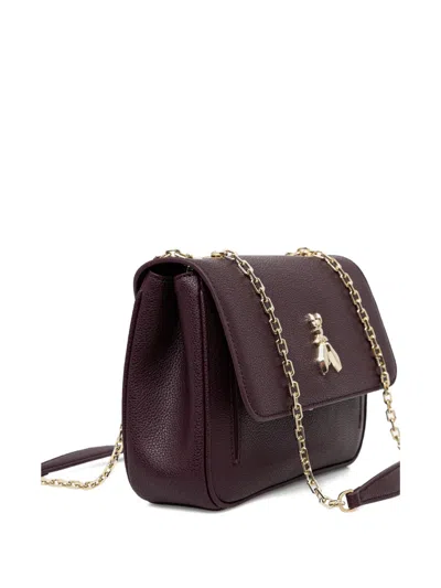 Patrizia Pepe Leather Shoulder Bag In Pattern