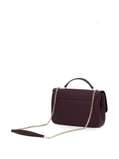 Patrizia Pepe Leather Shoulder Bag In Pattern