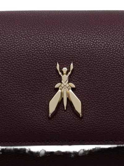 Patrizia Pepe Leather Shoulder Bag In Pattern