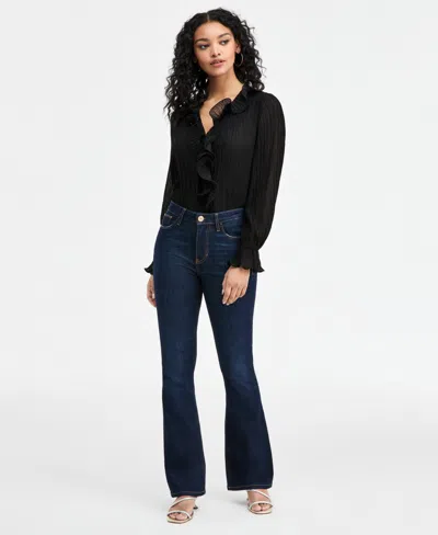 Guess Women's Sexy High-rise Flare-leg Jeans In Blue