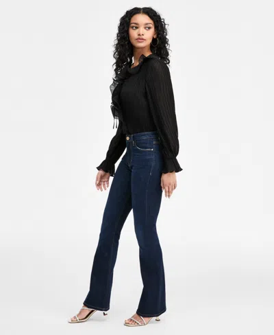 Guess Women's Sexy High-rise Flare-leg Jeans In Blue