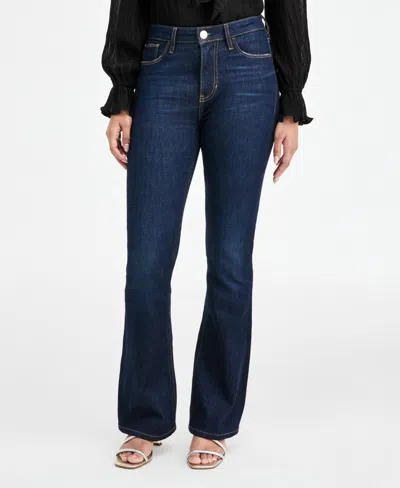 Guess Women's Sexy High-rise Flare-leg Jeans In Blue