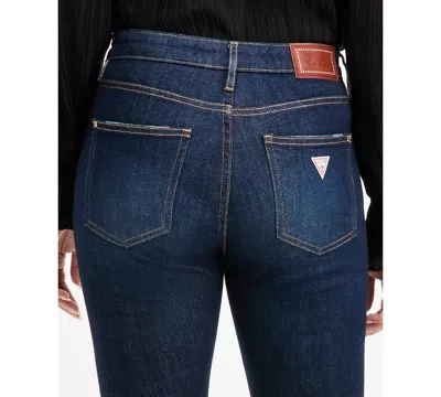 Guess Women's Sexy High-rise Flare-leg Jeans In Blue