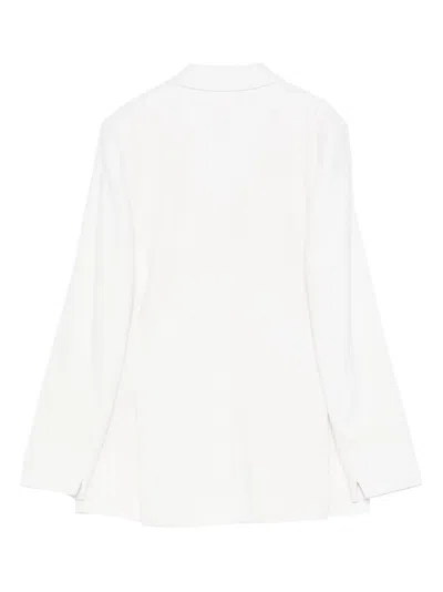 Lardini Adam Double-breasted Blazer In White