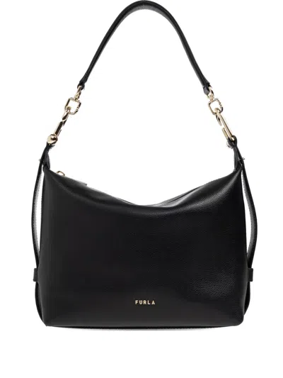Furla Small Tonie Chain-detail Leather Tote Bag In Pattern