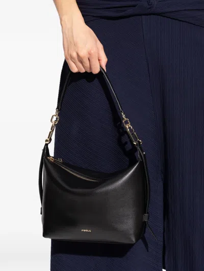 Furla Small Tonie Chain-detail Leather Tote Bag In Pattern