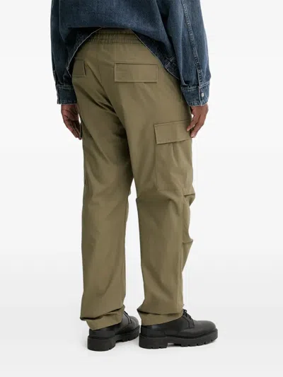 Hugo Boss Drawstring Cargo Pants In Blue
