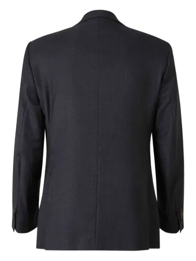 Atelier Munro Double-breasted Evening Suit In Blue