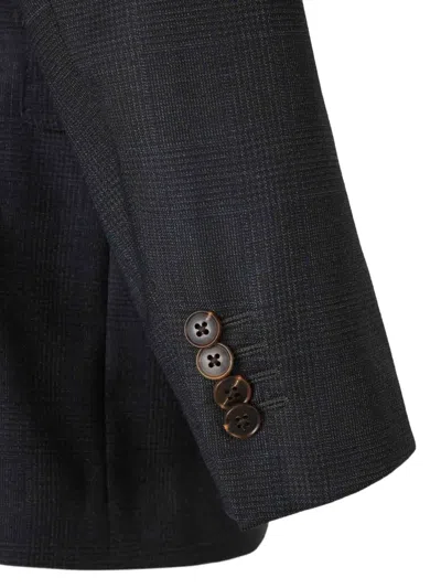 Atelier Munro Double-breasted Evening Suit In Blue