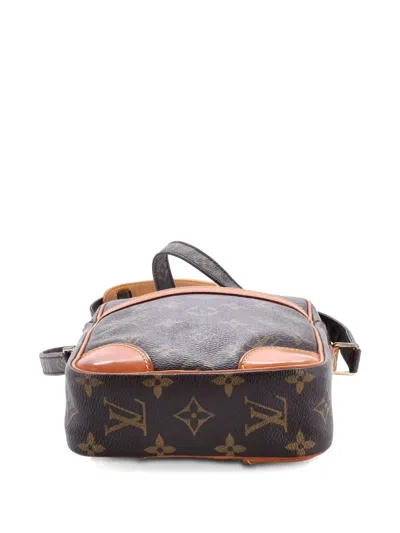 Pre-owned Louis Vuitton Danube Handbag Monogram Canvas Crossbody Bag In Brown