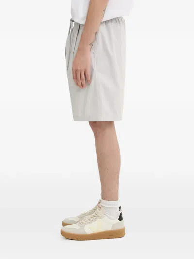 A Bathing Ape One Point Ctn Drawstring Shorts In Gray