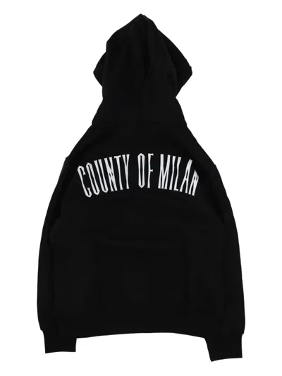 County Of Milan Graphic-print Hoodie In Multi