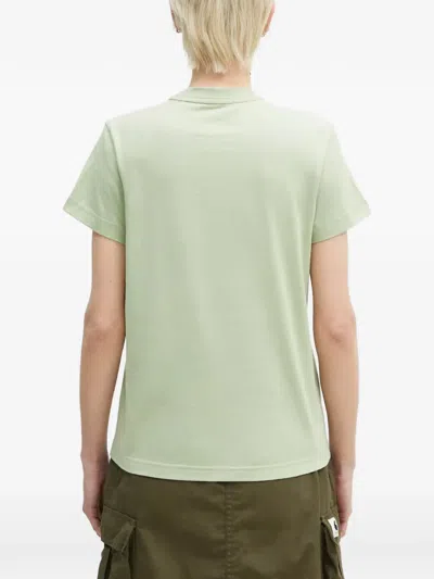 Y-3 Logo Short-sleeve T-shirt In Green