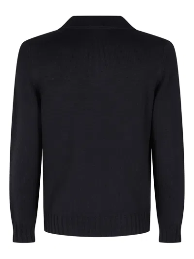 Filippo De Laurentiis V-neck Sweater In Black