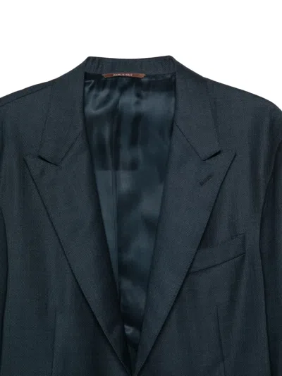 Canali Single-breasted Suit In Blue