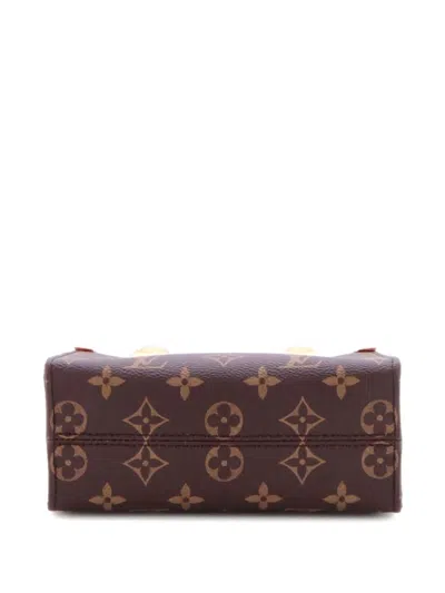 Pre-owned Louis Vuitton X Takashi Murakami Onthego Tote Limited Edition Monogram Panda Bb Shoulder Bag In Brown