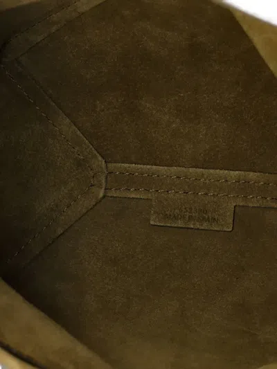 Pre-owned Loewe Puzzle Fold Leather Mini Tote Bag In Brown