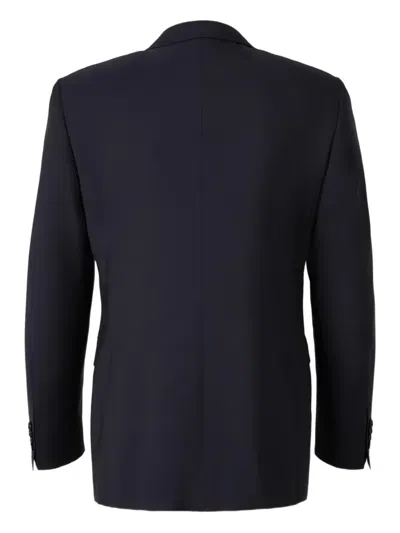 Canali Lapel Two-button Suit In Blue