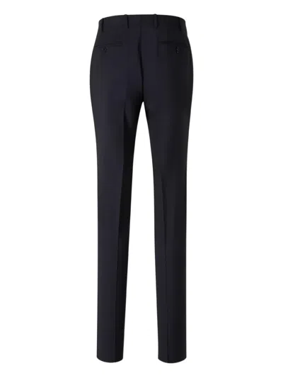 Canali Lapel Two-button Suit In Blue