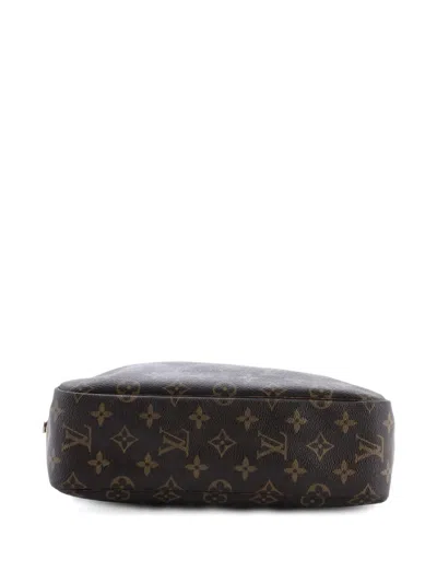 Pre-owned Louis Vuitton Trousse Toiletry Monogram Canvas 28 Pouch In Brown