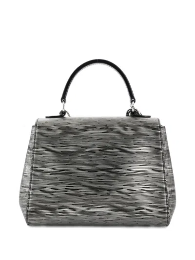 Pre-owned Louis Vuitton Cluny Top Handle Bag Epi Leather Bb Satchel In Green