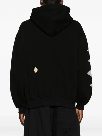 Open Yy Argyle-print Hoodie In Multi