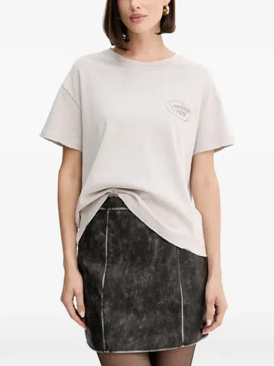 Patrizia Pepe Logo-print T-shirt In White