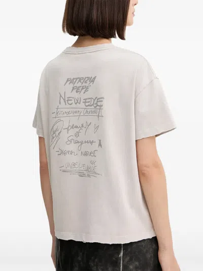 Patrizia Pepe Logo-print T-shirt In White