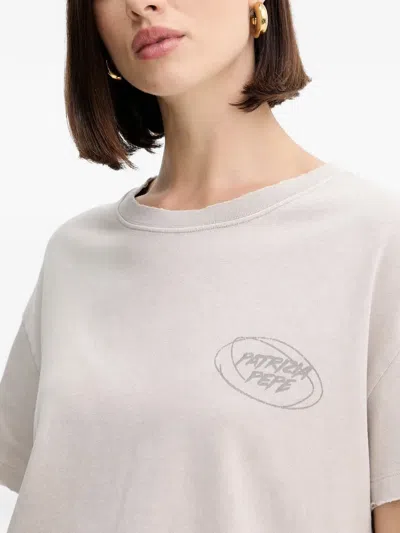 Patrizia Pepe Logo-print T-shirt In White