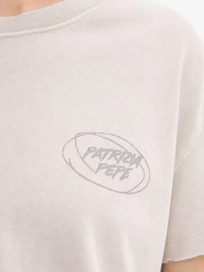 Patrizia Pepe Logo-print T-shirt In White