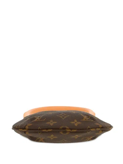 Pre-owned Louis Vuitton X Comme Des Garçons 2000s Looping Monogram Shoulder Bag In Brown