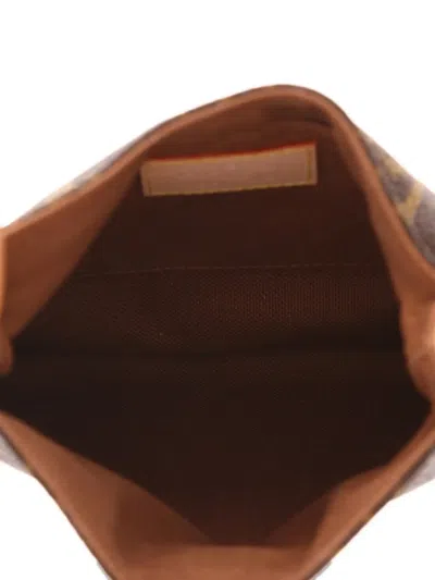 Pre-owned Louis Vuitton X Comme Des Garçons 2000s Looping Monogram Shoulder Bag In Brown