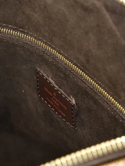 Pre-owned Louis Vuitton Portobello Handbag Damier Pm Hobo Bag In Brown