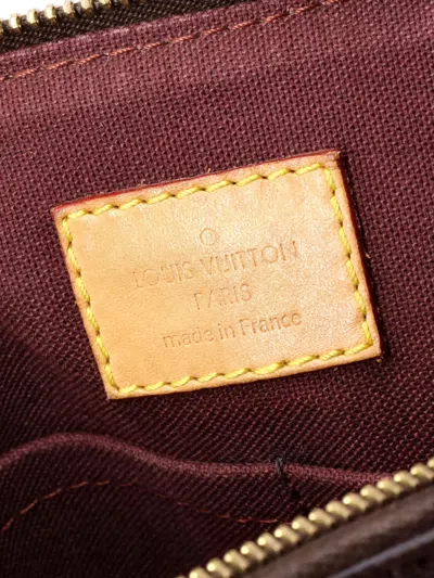 Pre-owned Louis Vuitton Rivoli Handbag Monogram Canvas Pm Satchel In Brown