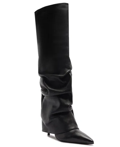 Schutz Mikki Up Cloak Boots Preto In Multi