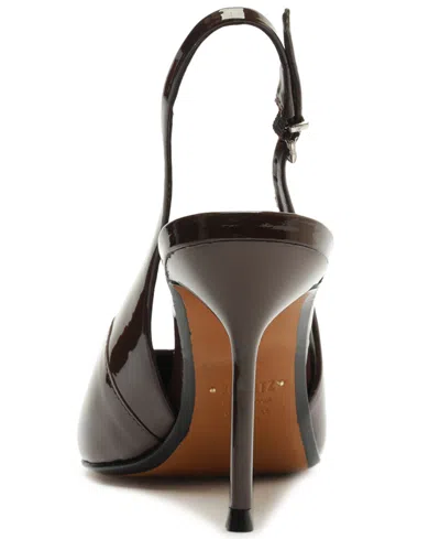 Schutz Paola Slingback Heel In Root Brown, Women's At Urban Outfitters In Brown
