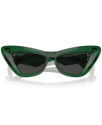 Burberry Woman Sunglass Be4421u In Green