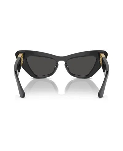 Burberry Dark Grey Cat Eye Ladies Sunglasses Be4421u 411287 51 In Black