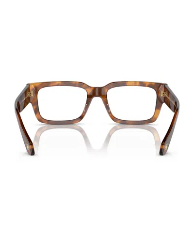 Giorgio Armani Men's Square Eyeglasses, Ar7243u In Brown