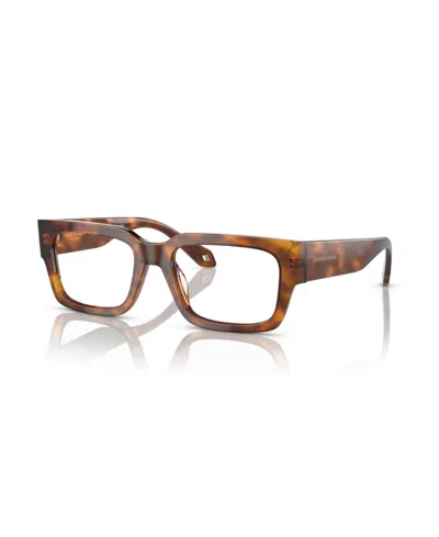 Giorgio Armani Men's Square Eyeglasses, Ar7243u In Brown