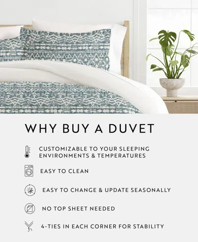 Ienjoy Home Ultra Soft Reversible 2-pc. Duvet Cover Set, Twin/twin Xl In Blue